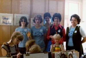 Lindy Hall, Mrs Duckett, Mrs Hall, Mrs Looney, 1976