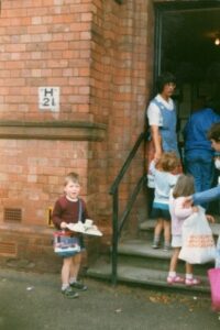 Richard’s last day at Playgroup 1987 (Mary Kelly)