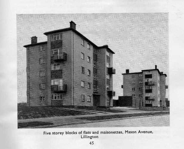 Mason Avenue Flats circa 1961 (taken from the ‘Borough of Royal Leamington Spa’ Tenants Handbook 1961)